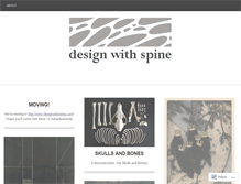 Tablet Screenshot of designwithspine.wordpress.com