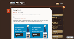 Desktop Screenshot of booksandapps.wordpress.com