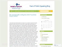 Tablet Screenshot of fearofpublicspeakingcoach.wordpress.com