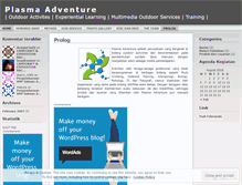 Tablet Screenshot of plasmadventure.wordpress.com