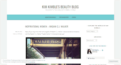 Desktop Screenshot of kimkimblehaircare.wordpress.com