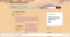 Desktop Screenshot of ladonnasfiberarts.wordpress.com