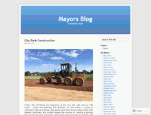 Tablet Screenshot of enterprisemayor.wordpress.com