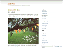 Tablet Screenshot of caitloves.wordpress.com