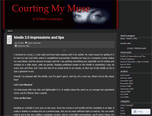 Tablet Screenshot of courtingmymuse.wordpress.com
