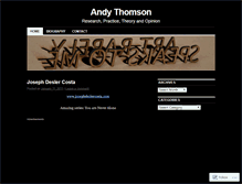 Tablet Screenshot of andythomson.wordpress.com