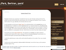 Tablet Screenshot of parabertranpara.wordpress.com