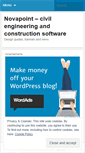 Mobile Screenshot of novapoint.wordpress.com