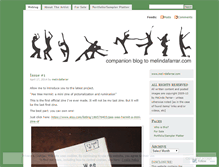 Tablet Screenshot of melindafarrar.wordpress.com
