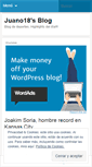 Mobile Screenshot of juano18.wordpress.com