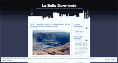 Desktop Screenshot of labelladurmiente.wordpress.com