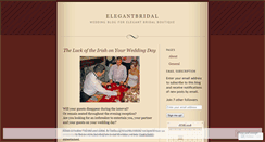 Desktop Screenshot of elegantbridal.wordpress.com