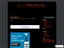 Tablet Screenshot of cpluspluscoded.wordpress.com