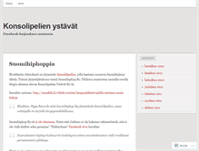 Tablet Screenshot of konsolipelienystavat.wordpress.com