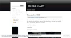Desktop Screenshot of mobilbekas77.wordpress.com