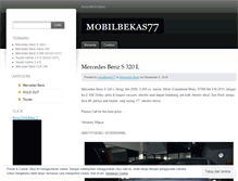 Tablet Screenshot of mobilbekas77.wordpress.com