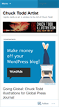 Mobile Screenshot of chucktoddartist.wordpress.com