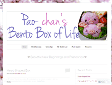 Tablet Screenshot of paochansbentobox.wordpress.com