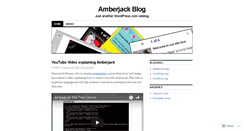 Desktop Screenshot of amberjack.wordpress.com