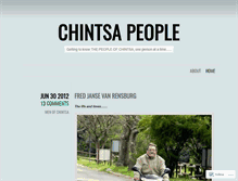 Tablet Screenshot of chintsapeople.wordpress.com