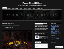 Tablet Screenshot of deanstreetbillys.wordpress.com