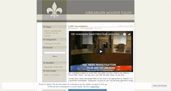 Desktop Screenshot of librariansagainstpalin.wordpress.com