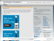 Tablet Screenshot of northsideccblog.wordpress.com