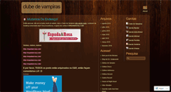 Desktop Screenshot of clubedevampiras.wordpress.com