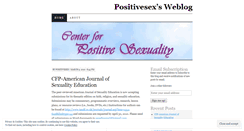 Desktop Screenshot of positivesex.wordpress.com