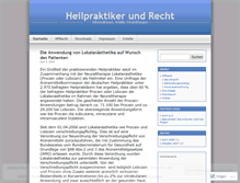 Tablet Screenshot of hprecht.wordpress.com