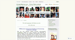 Desktop Screenshot of civicedu.wordpress.com