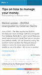 Mobile Screenshot of mywealthplanner.wordpress.com