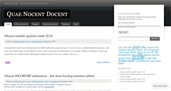 Desktop Screenshot of nocentdocent.wordpress.com