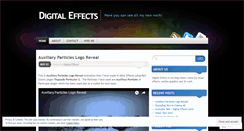 Desktop Screenshot of digieffects.wordpress.com