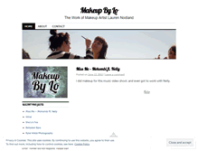 Tablet Screenshot of makeupbylo.wordpress.com