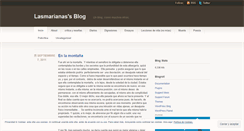 Desktop Screenshot of lasmarianas.wordpress.com