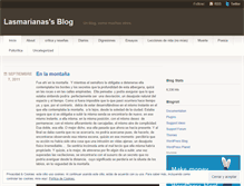 Tablet Screenshot of lasmarianas.wordpress.com