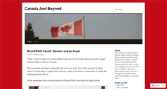 Desktop Screenshot of canadaandbeyond.wordpress.com