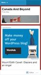 Mobile Screenshot of canadaandbeyond.wordpress.com