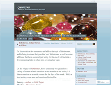 Tablet Screenshot of gemstories.wordpress.com