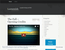 Tablet Screenshot of loewenish.wordpress.com