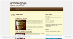 Desktop Screenshot of grosirmugjogja.wordpress.com