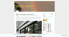 Desktop Screenshot of herbstblatt.wordpress.com