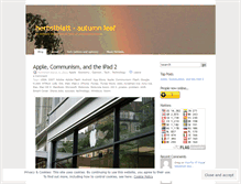 Tablet Screenshot of herbstblatt.wordpress.com