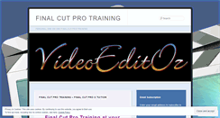 Desktop Screenshot of learnfinalcut.wordpress.com