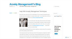 Desktop Screenshot of anxietymanagement1.wordpress.com