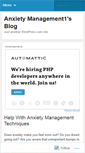 Mobile Screenshot of anxietymanagement1.wordpress.com