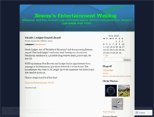 Tablet Screenshot of jimmysentertainment.wordpress.com