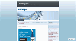 Desktop Screenshot of datango.wordpress.com