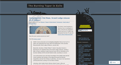 Desktop Screenshot of burningtaper.wordpress.com